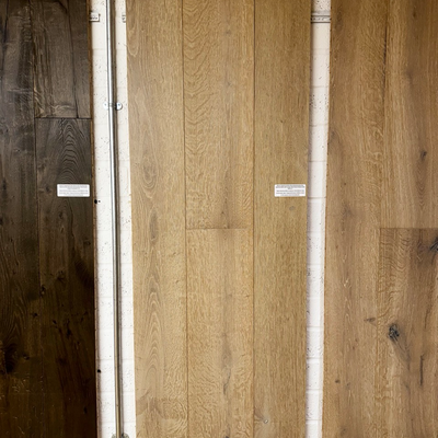 Boston Engineered Real Wood Oak Brushed Grey Reactive Stain with Sunken Filler